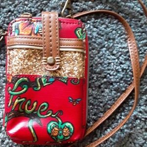 Sakroots Crossbody Wallet/Cellphone case